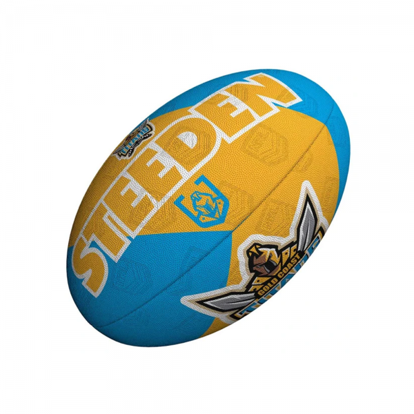 Steeden Classic Trainer Rugby League Training Ball White/Blue 